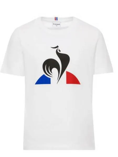 camiseta le coq sportif blanca niño
