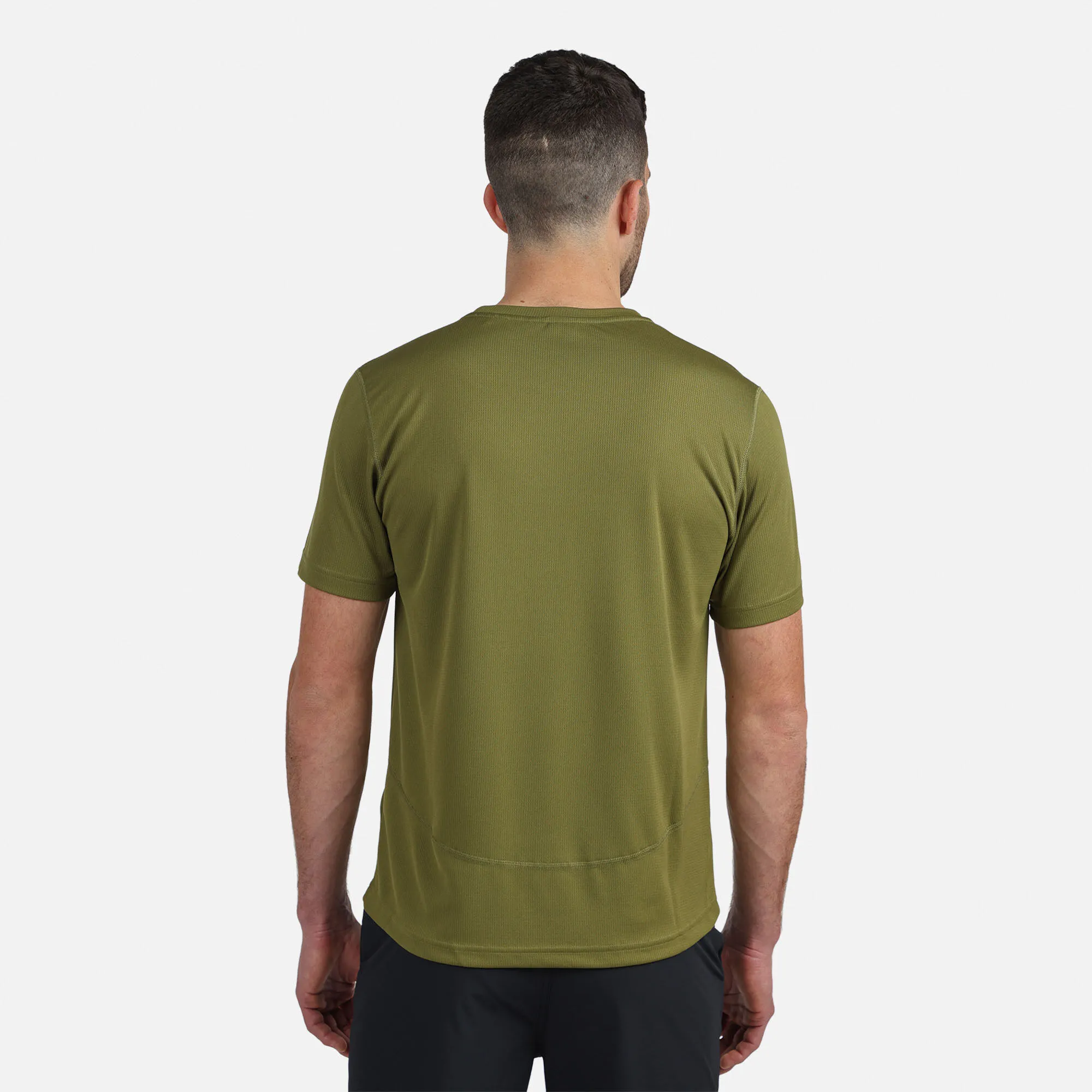 Camiseta lisa de senderismo para hombre