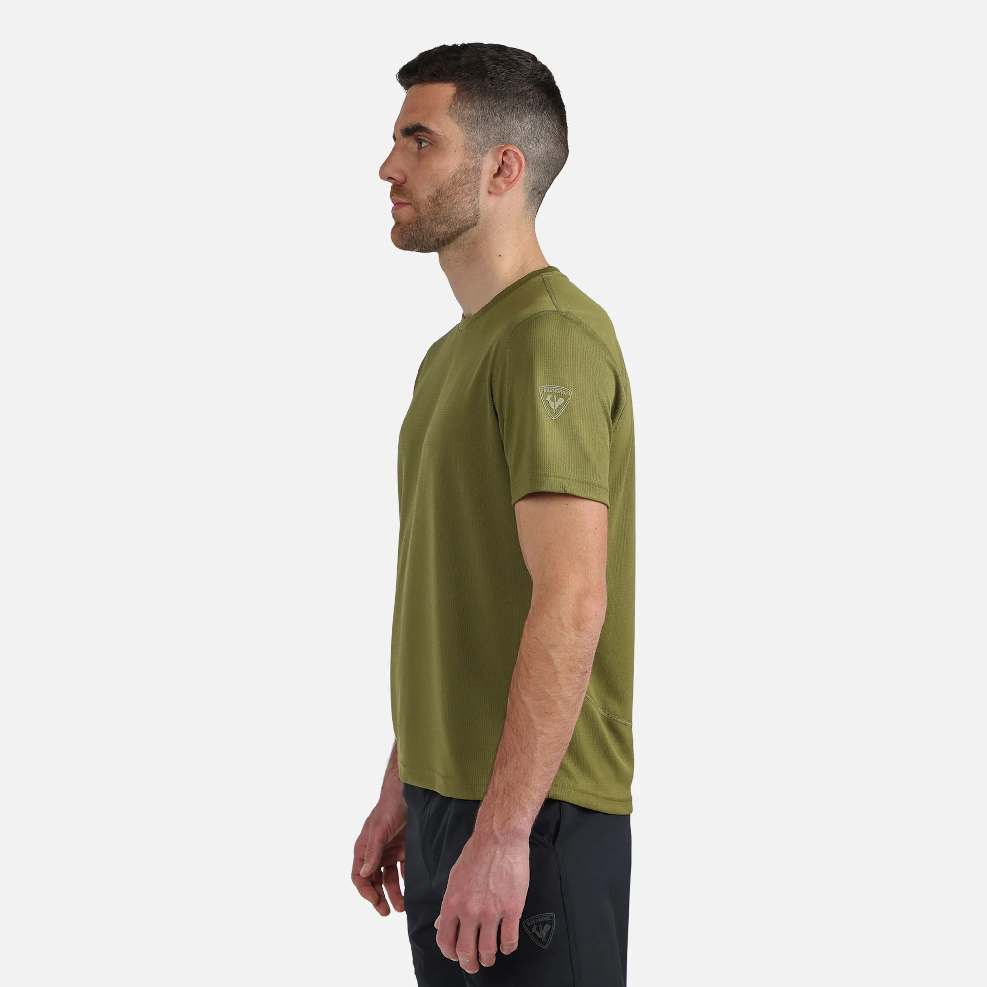 Camiseta lisa de senderismo para hombre