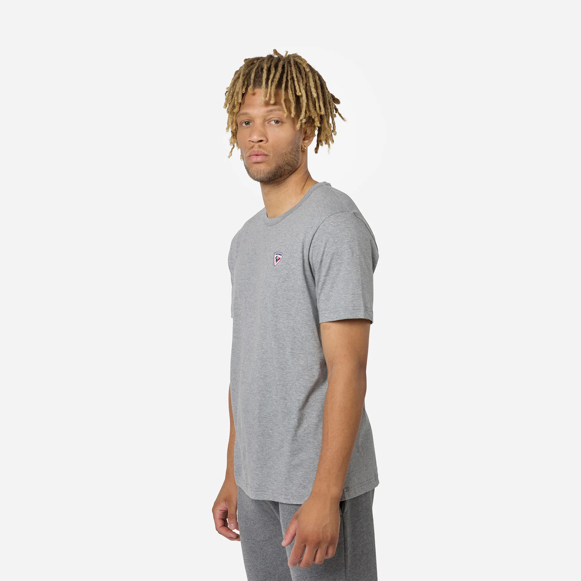 Camiseta lisa logo para hombre