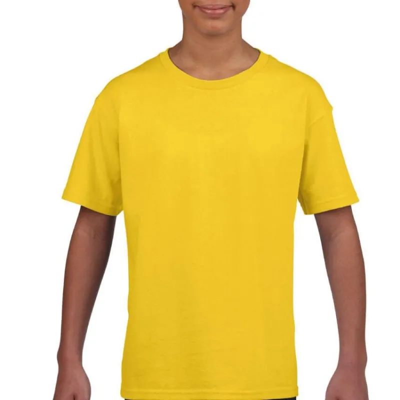 CAMISETA MANGA CORTA NIñO  NIñA SOFTSTYLE RING SPUN DE GILDAN