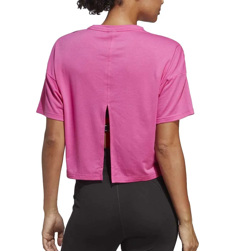 Camiseta M/c Casual_Mujer_ADIDAS W I 3 Bar Tee 2