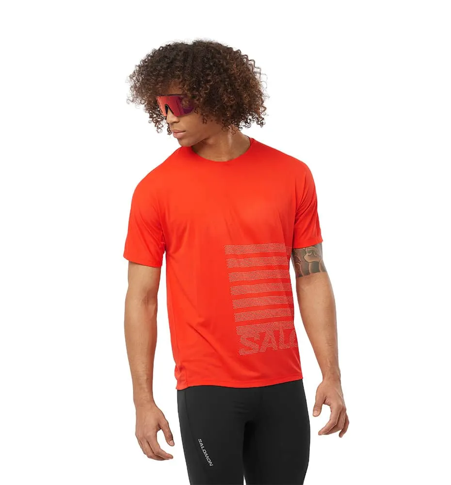 Camiseta M/c Trail_Hombre_SALOMON Sense Aero Ss Tee Gfx M