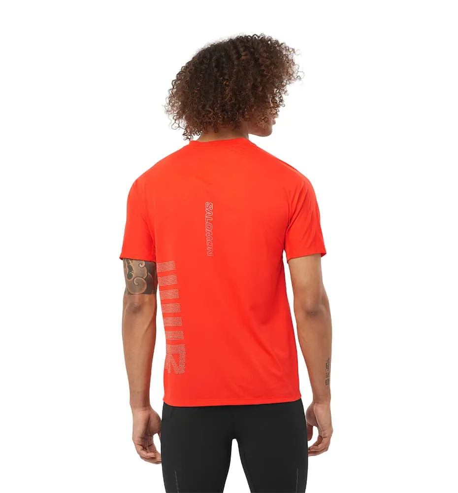 Camiseta M/c Trail_Hombre_SALOMON Sense Aero Ss Tee Gfx M