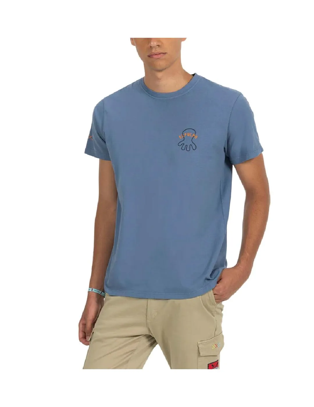 Camiseta Niño Bordado El Pulpo