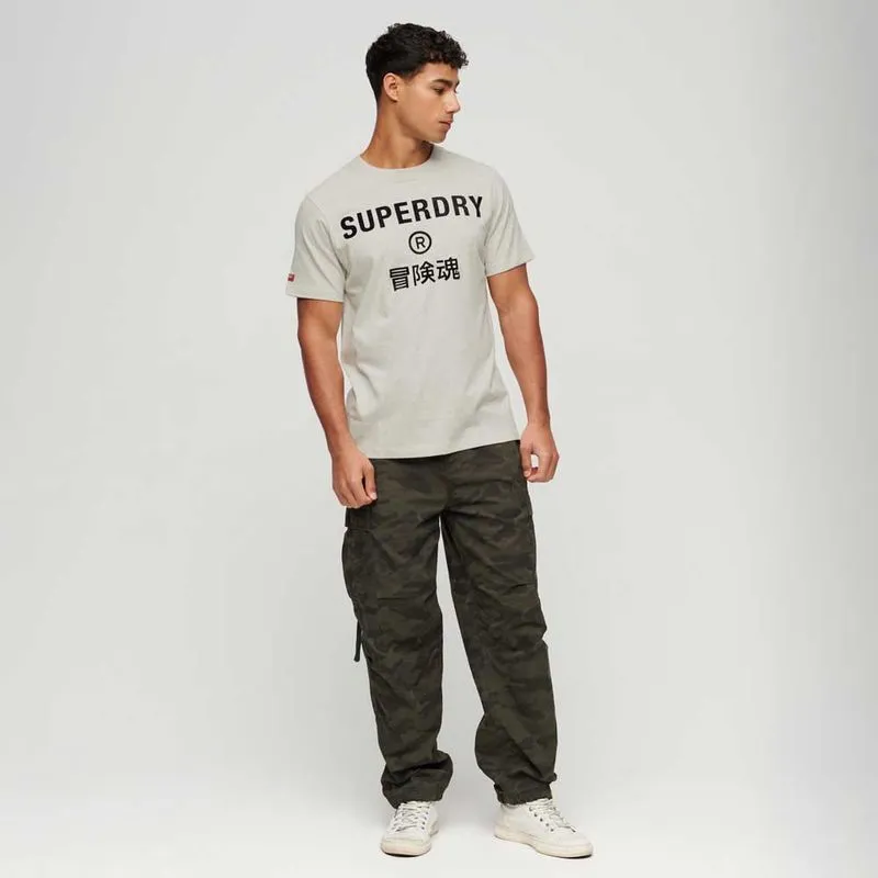 Camiseta Para Hombre Workwear Logo Vintage Superdry