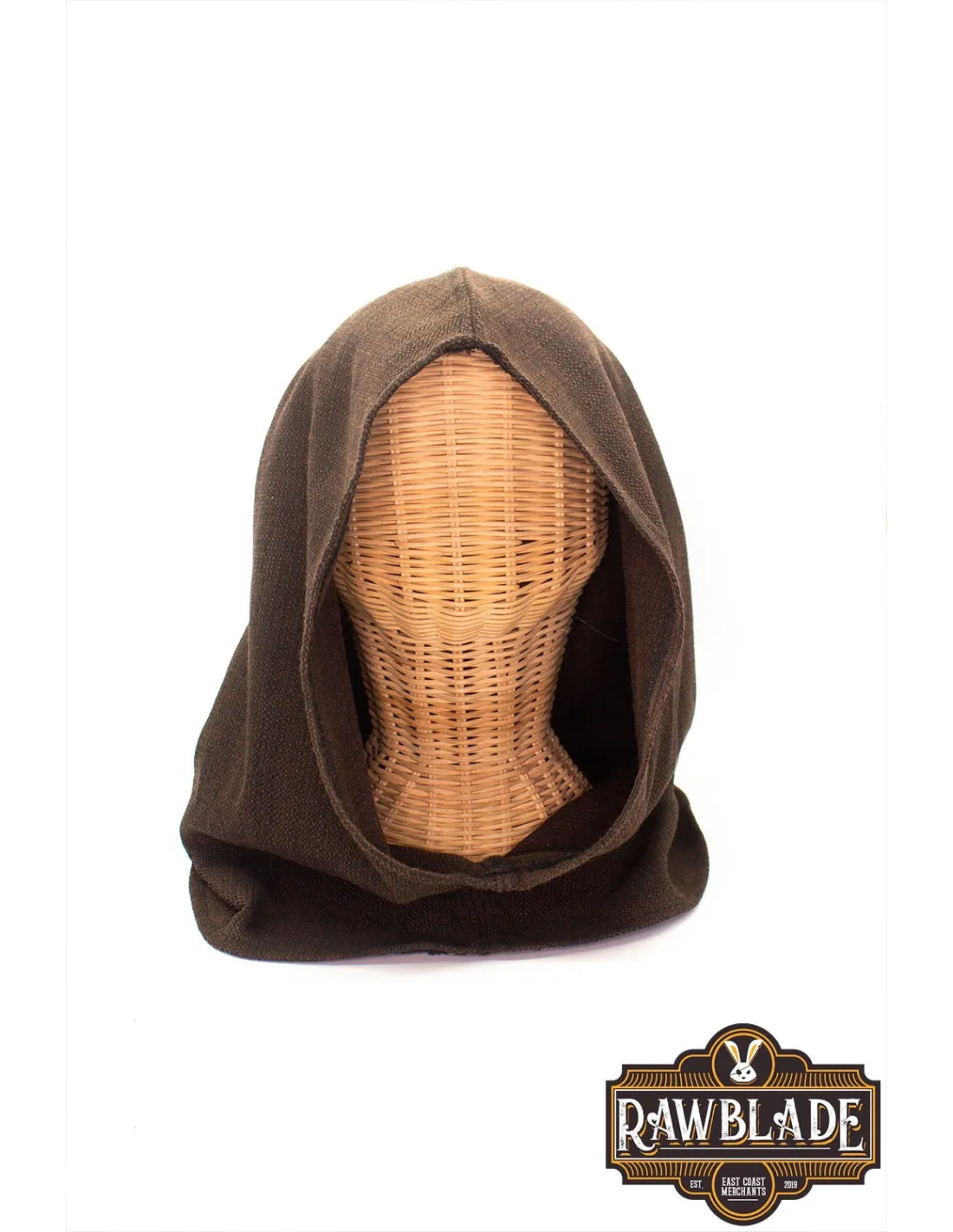 CAPUCHA LEñADOR Y CAMPESINO MEDIEVAL  MARRóN
