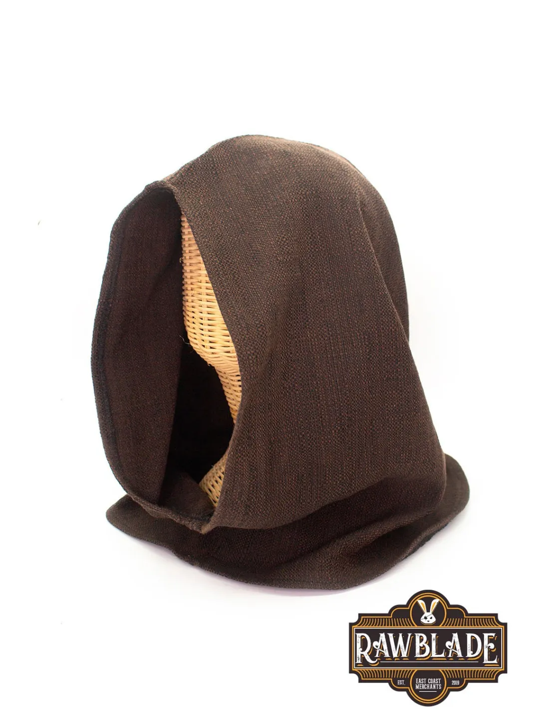 CAPUCHA LEñADOR Y CAMPESINO MEDIEVAL  MARRóN