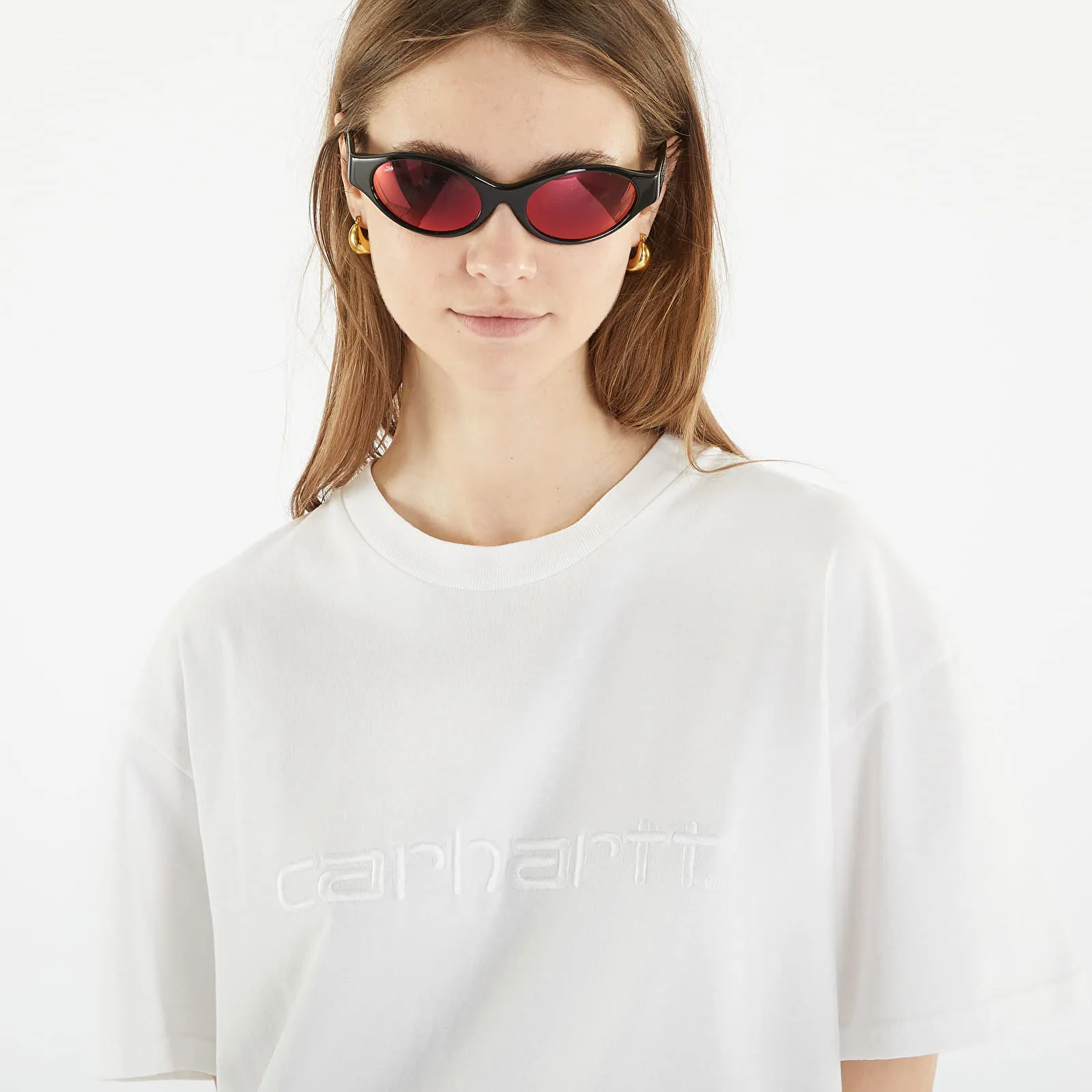 CARHARTT WIP DUSTER SHORT SLEEVE TSHIRT UNISEX WHITE GARMENT DYED
