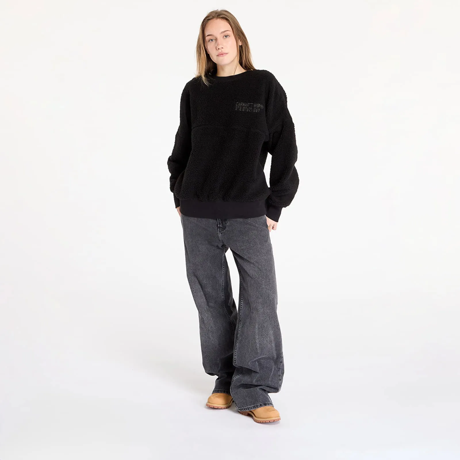 Carhartt WIP Sweatshirt Coordinate Sweat UNISEX Black/ Grey S
