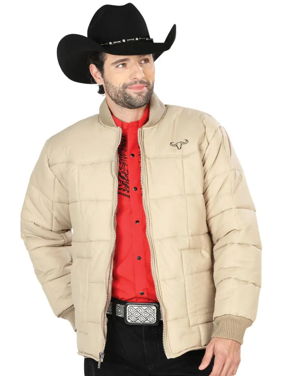 CHAMARRA CALIDAD SUPREMA PARA HOMBRES *KHAKI43324*