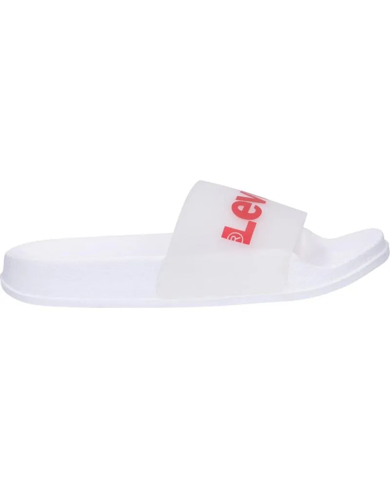 Chanclas de Niña y Niño LEVIS VPOL0076S POOL 0061 WHITE