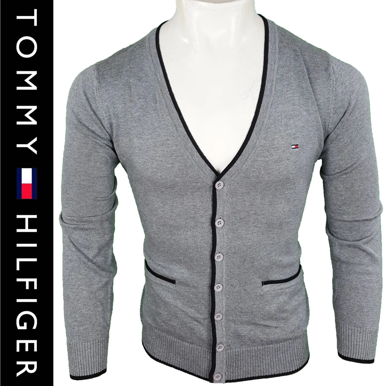 Chaqueta Cardigan T. Hombre Gris Ref.4659