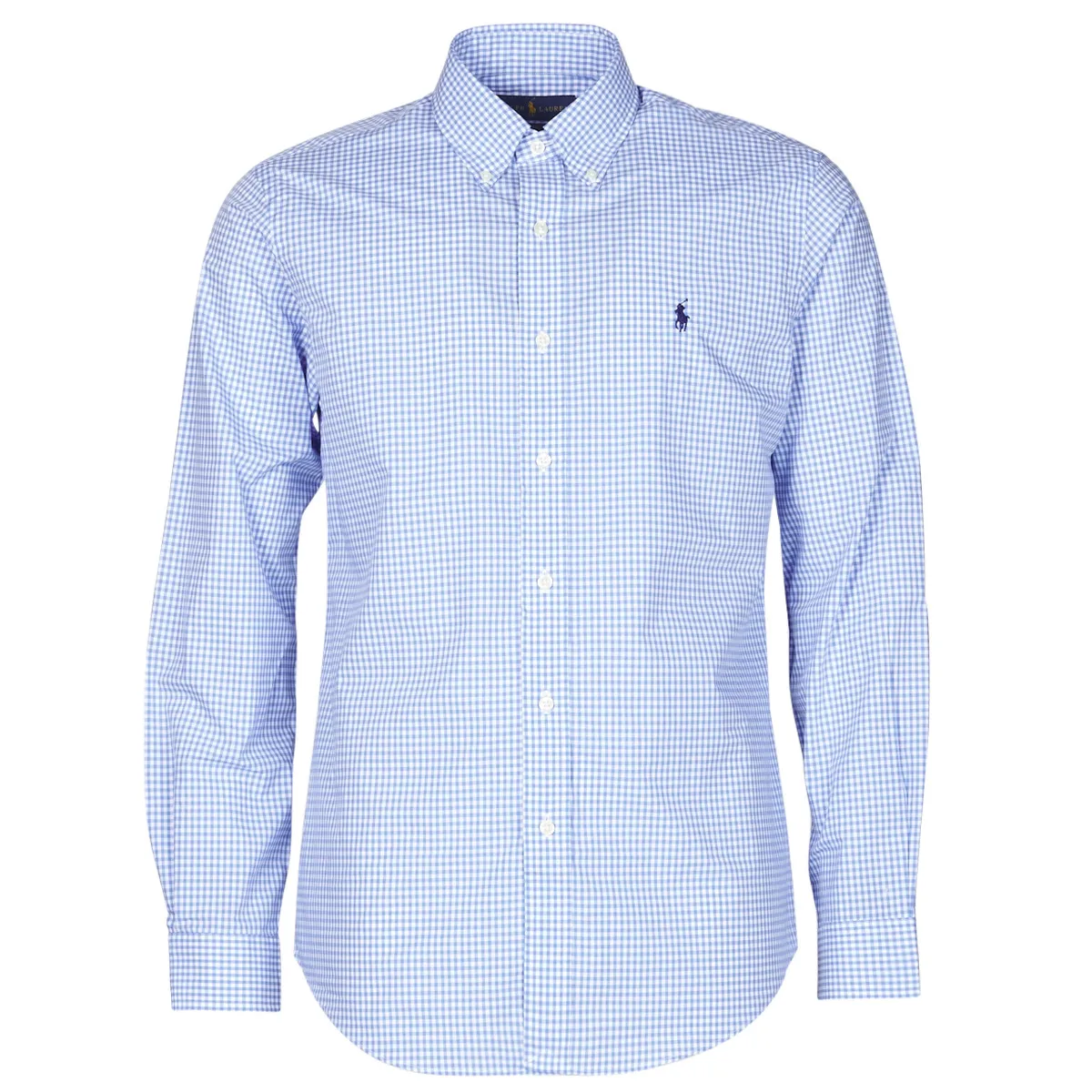 CHEMISE AJUSTEE EN POPLINE DE COTON COL BOUTONNE  LOGO PONY PLAY