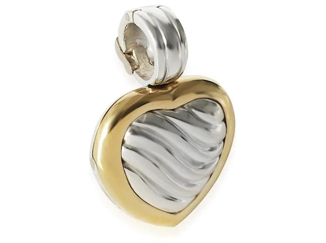 Colgante de moda Sculpted Cable de David Yurman en oro amarillo de 18k/plata esterlina Metálico 