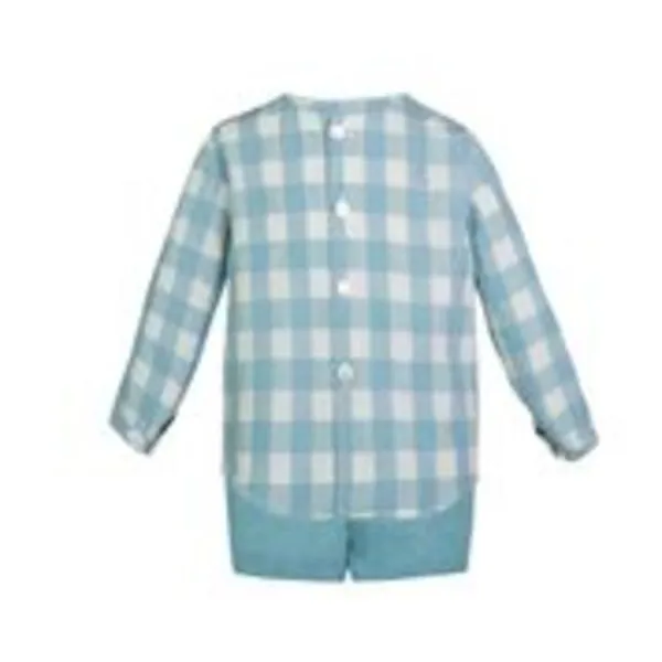 conjunto niÑo cuadros turquesa 4249cno eve children