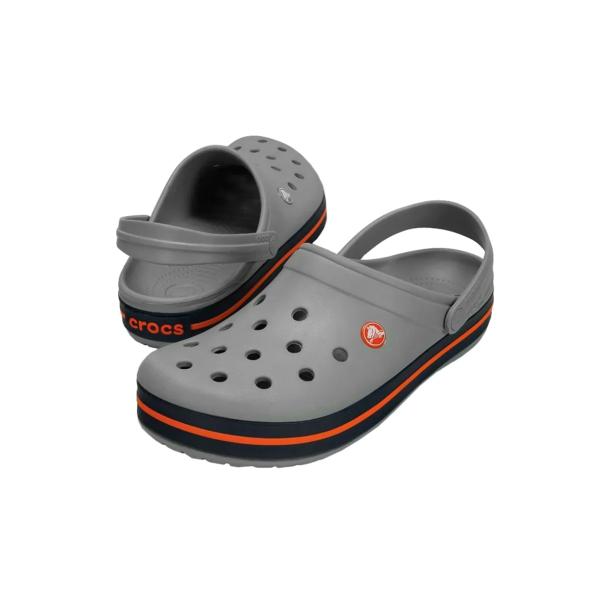 Crocs Sandalias Crocband – Light Grey/navy – Unisex 1101601u