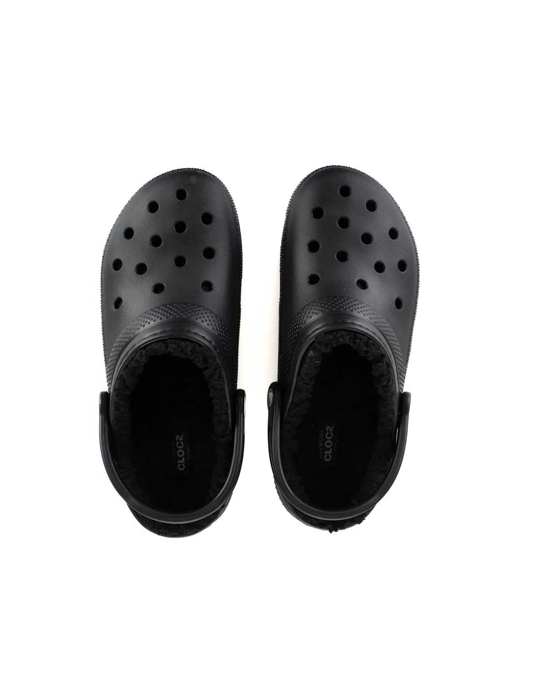 CROCS  ZUECOS NEGROS CON FORRO CáLIDO CLASSIC LINED CLOG 203591 060 UNISEX