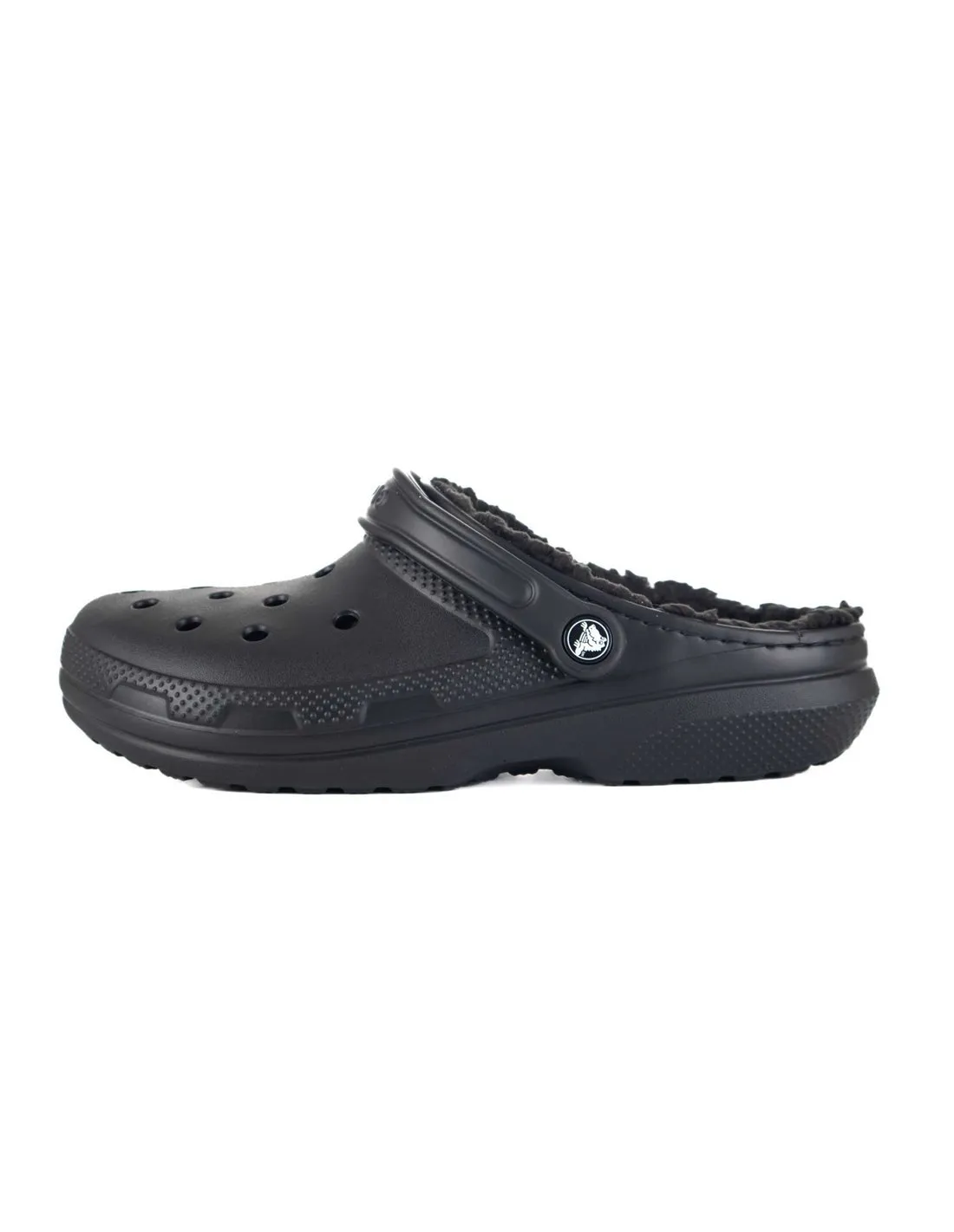 CROCS  ZUECOS NEGROS CON FORRO CáLIDO CLASSIC LINED CLOG 203591 060 UNISEX