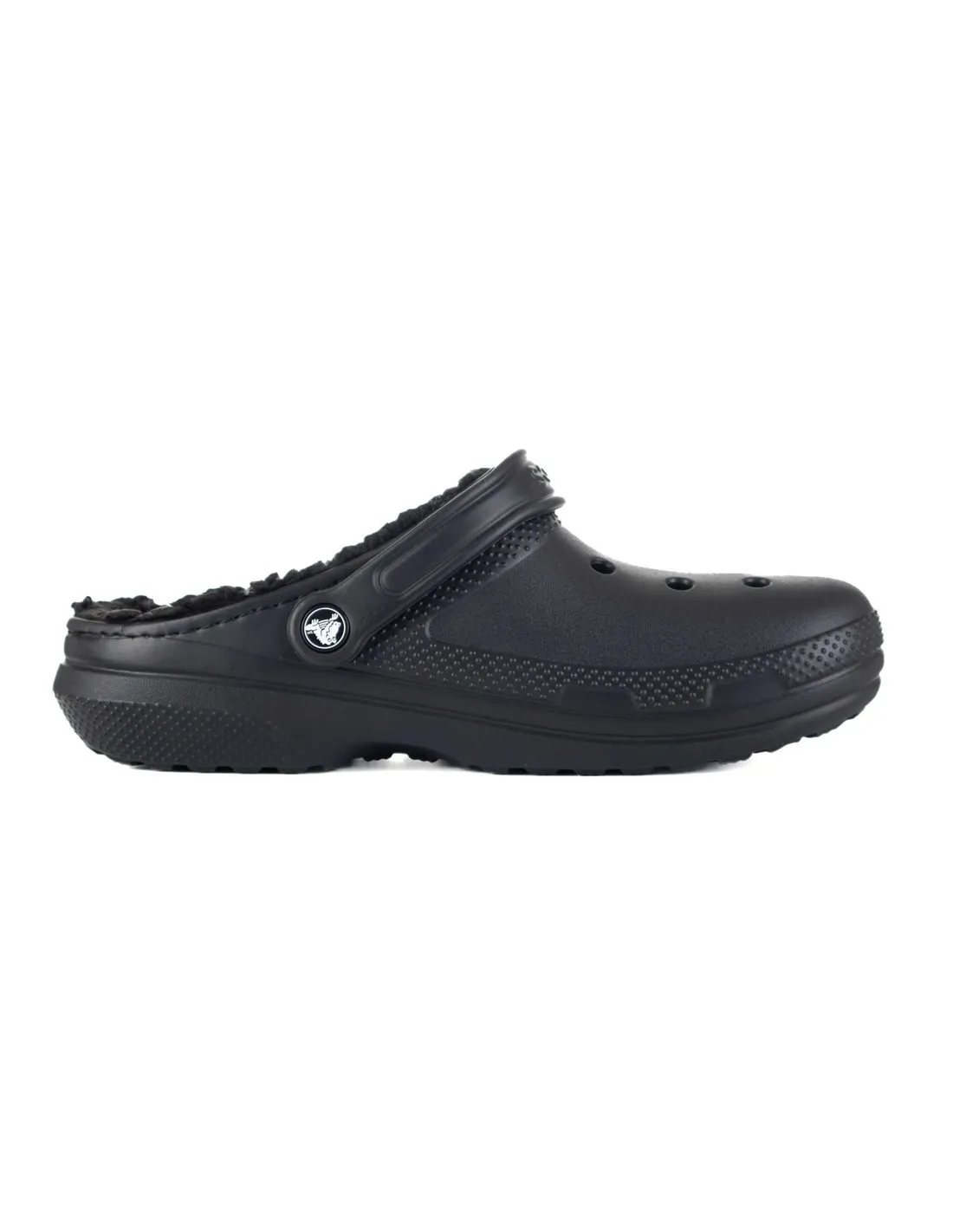 CROCS  ZUECOS NEGROS CON FORRO CáLIDO CLASSIC LINED CLOG 203591 060 UNISEX