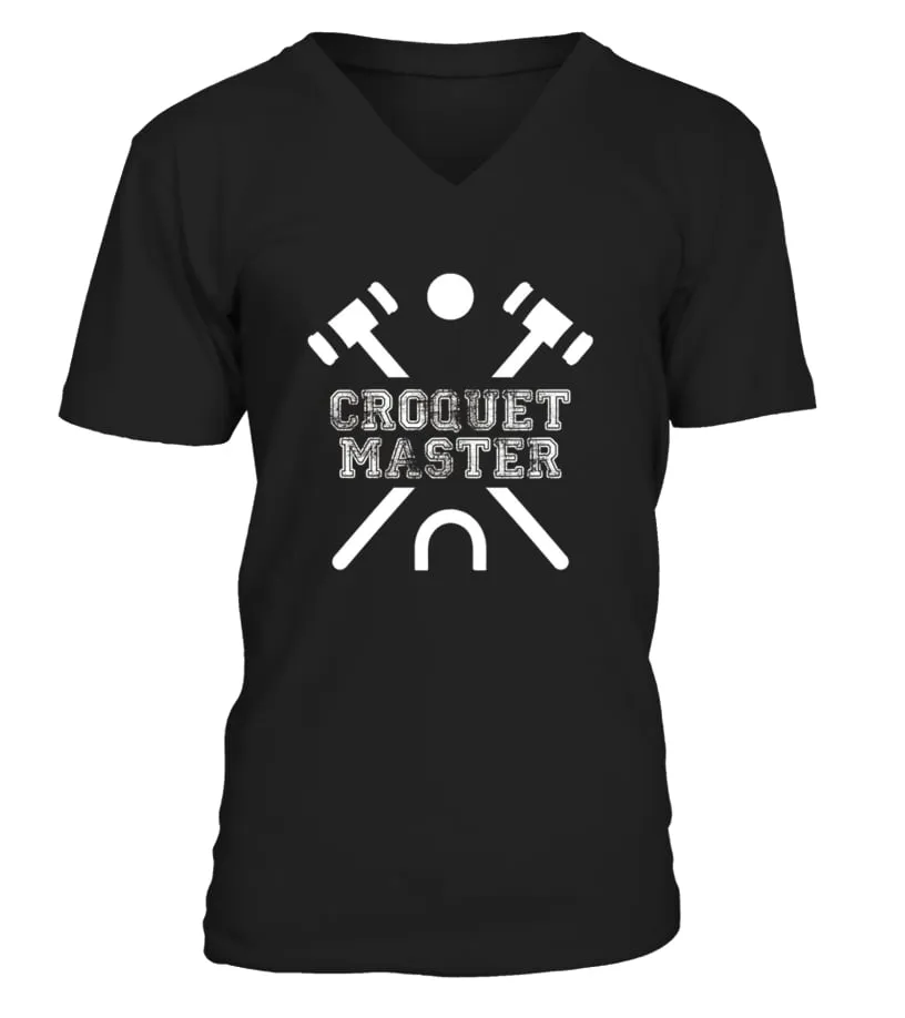 Croquet Master Gift Shirt    For Men  Amp  Women Camiseta cuello en V Unisex