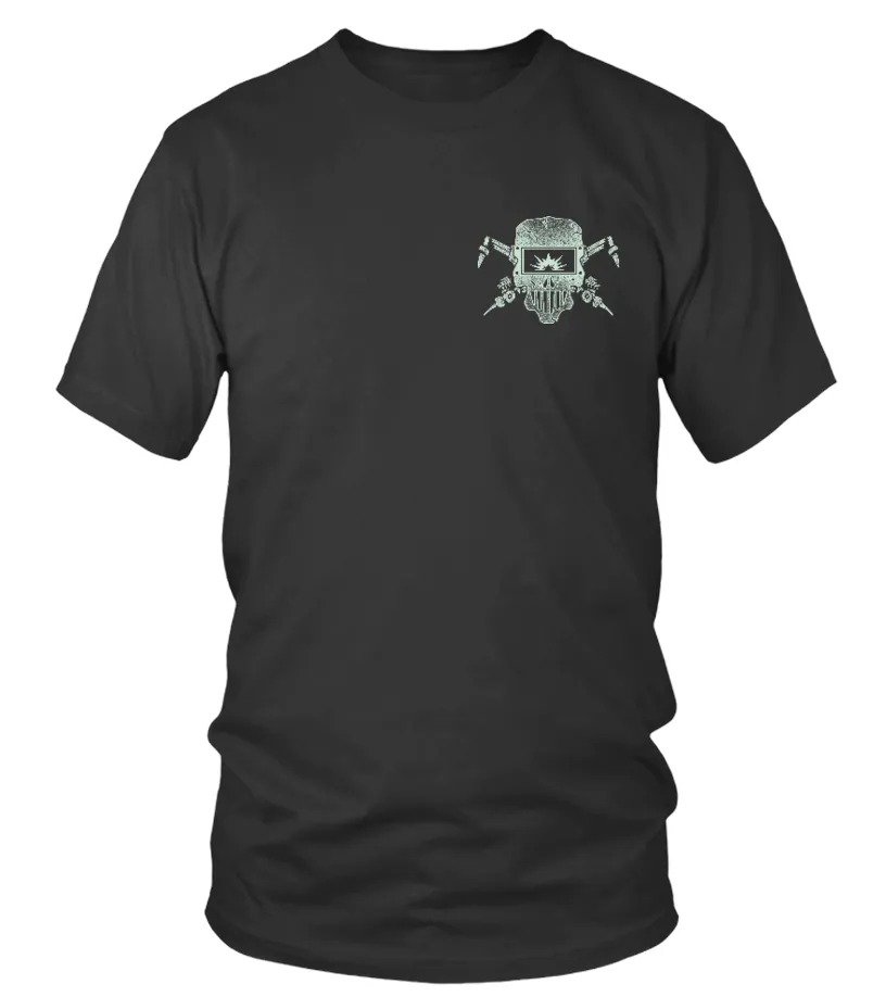 Cuando dios dijo hagase la luz yo le dije cuidado con los ojos Camiseta cuello redondo Unisex