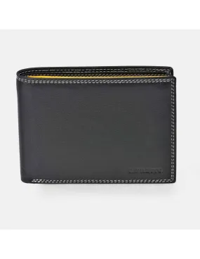 DAVILETTO Cartera americano de piel para hombre con monedero interior colores