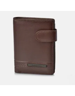 DAVILETTO Cartera grande para hombre de piel con monedero y estuche de regalo