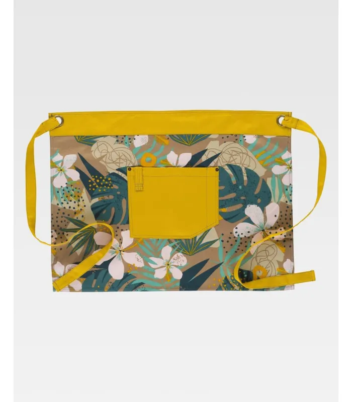 Delantal francés con estampado y remaches para servicios M757 WORKTEAM