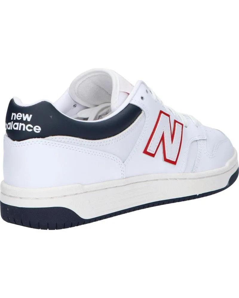 Deportivas de Hombre y Niño NEW BALANCE BB480LWG WHITE