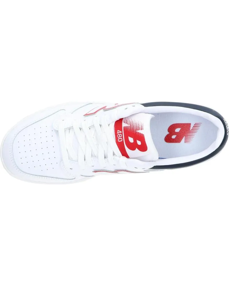 Deportivas de Hombre y Niño NEW BALANCE BB480LWG WHITE