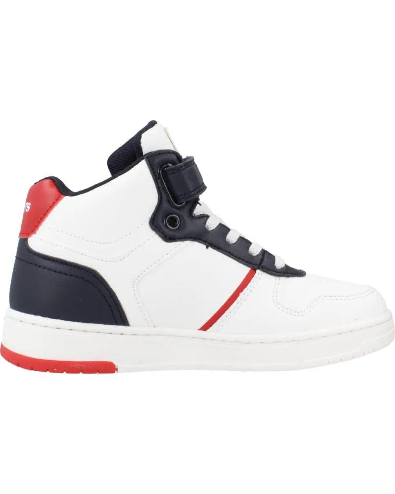 Deportivas de Niña y Niño LEVIS KICK MID BLANCO