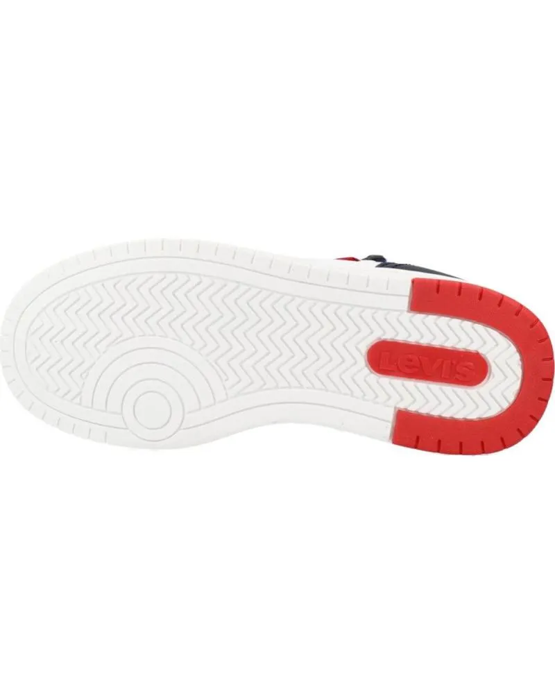 Deportivas de Niña y Niño LEVIS KICK MID BLANCO