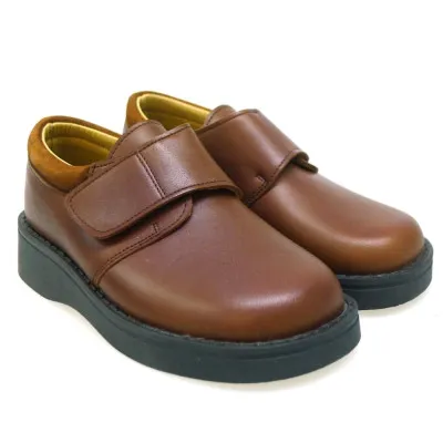 DOMENEZapato con velcro de niño Cuero