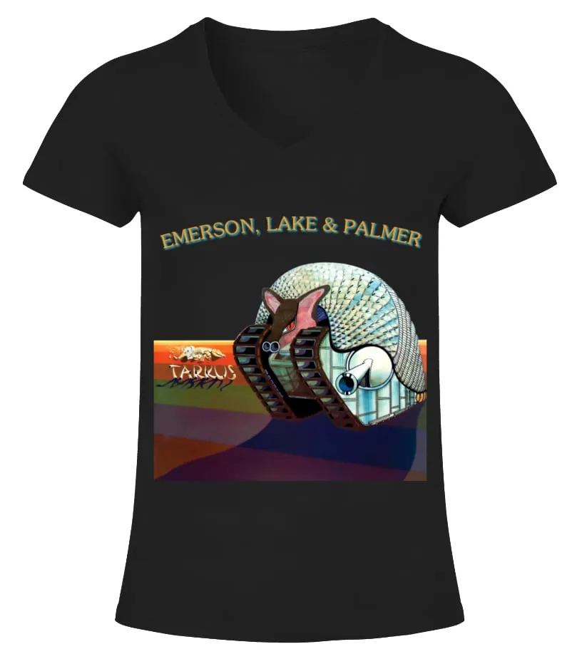 Emerson, Lake &amp; Palmer OR (1) Camiseta cuello pico Mujer