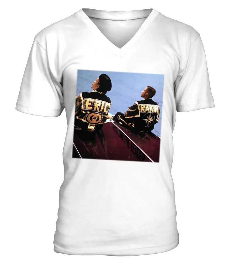 ERIC B &AMP; RAKIM  FOLLOW THE LEADER (1988) CAMISETA CUELLO EN V UNISEX