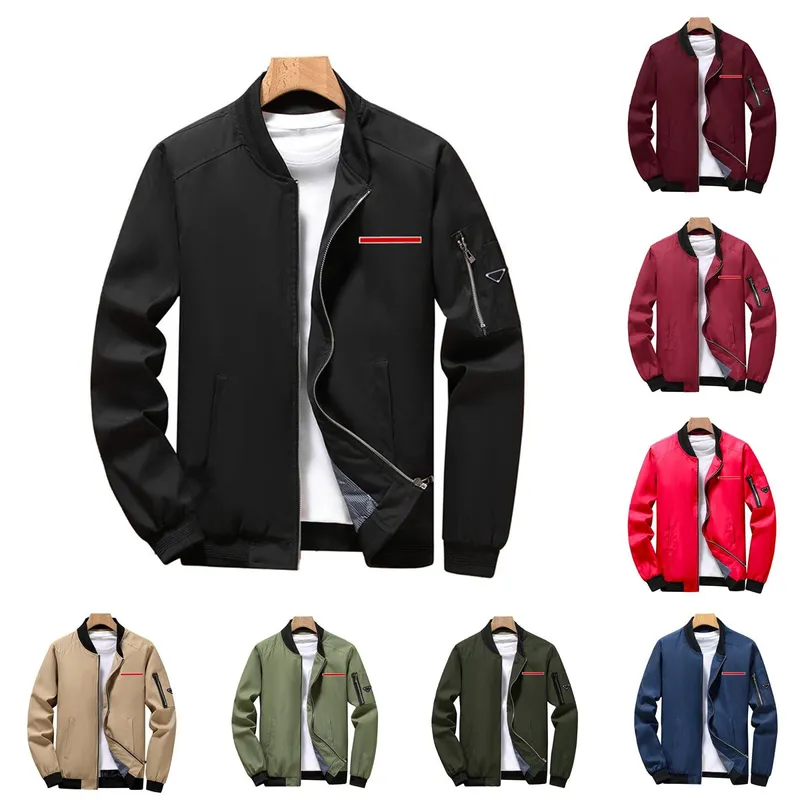 Estilo original Chaqueta de diseñador para hombre Parejas Fashion Fashion Classic Zipper Sleim Sleim Fit Coat Top Sports Slin So