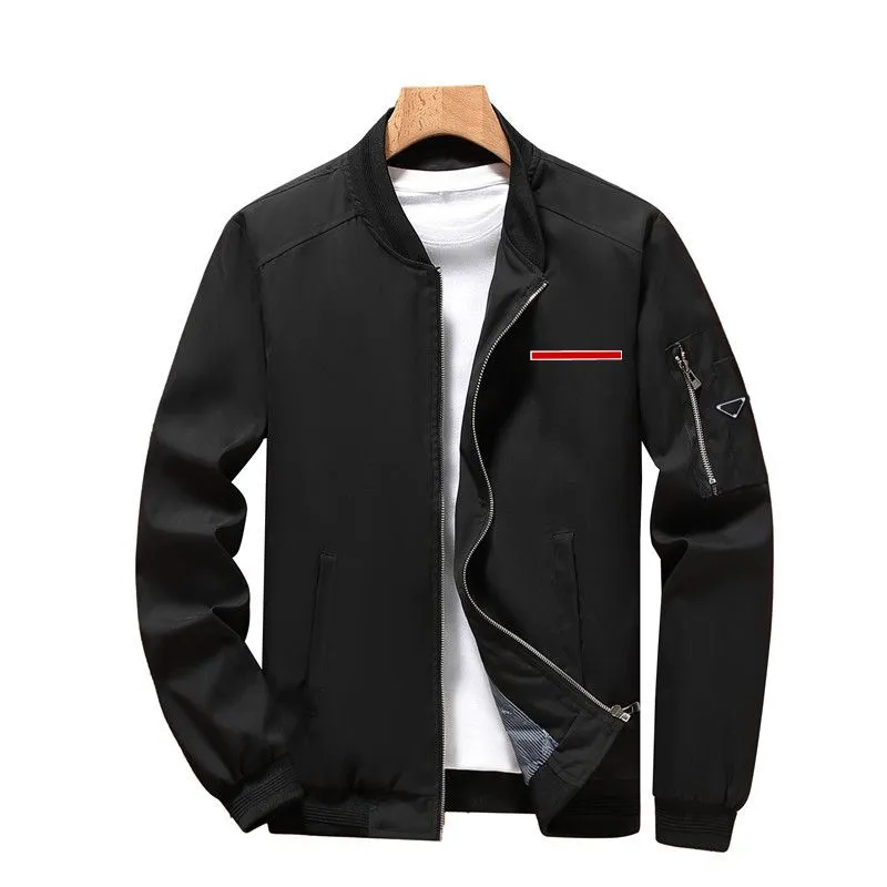 Estilo original Chaqueta de diseñador para hombre Parejas Fashion Fashion Classic Zipper Sleim Sleim Fit Coat Top Sports Slin So