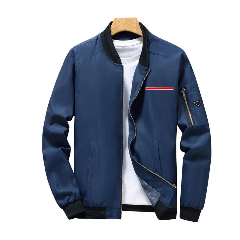 Estilo original Chaqueta de diseñador para hombre Parejas Fashion Fashion Classic Zipper Sleim Sleim Fit Coat Top Sports Slin So
