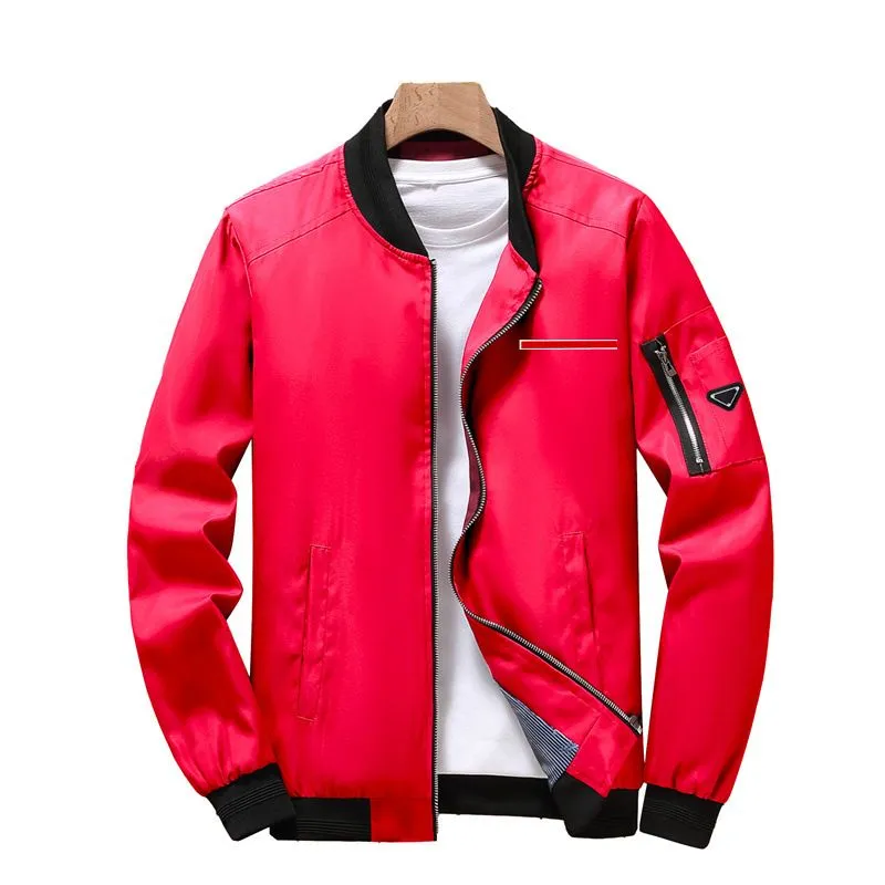 Estilo original Chaqueta de diseñador para hombre Parejas Fashion Fashion Classic Zipper Sleim Sleim Fit Coat Top Sports Slin So