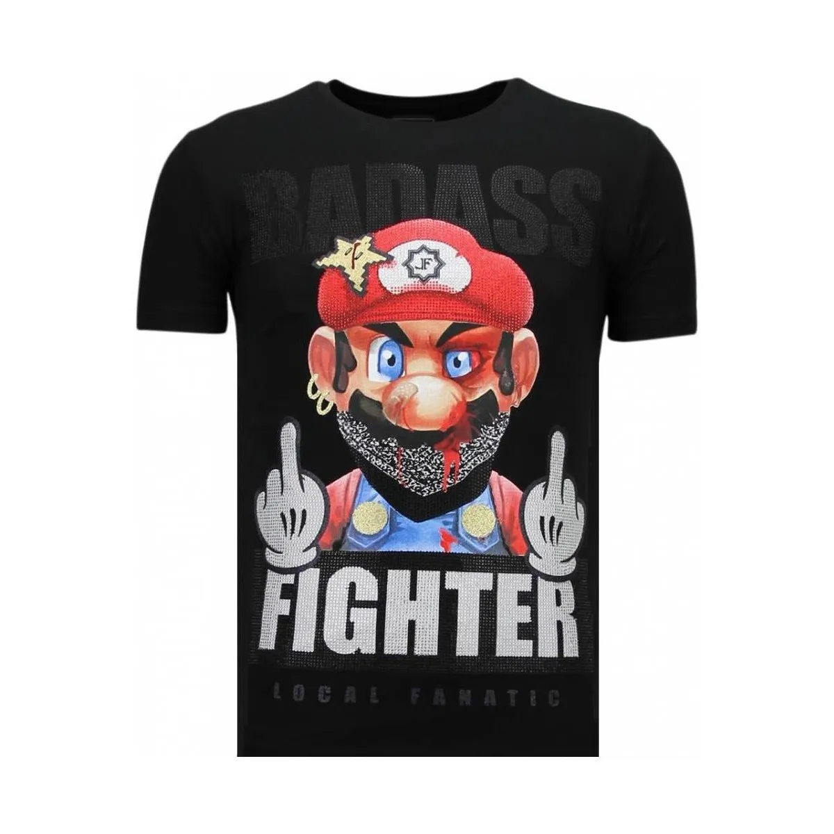 Fight Club Mario Rhinestone