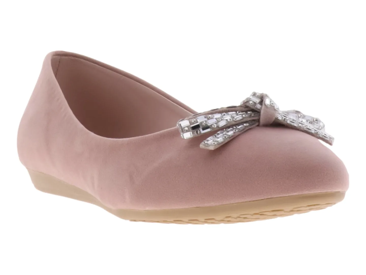 Flats Clasben Pretzel Nude Para Mujer