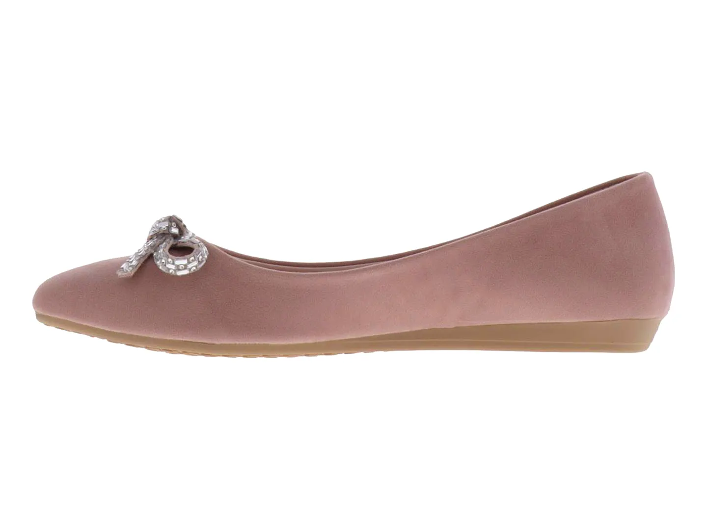 Flats Clasben Pretzel Nude Para Mujer