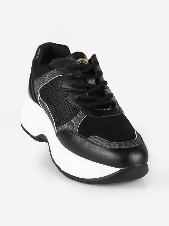 Gattinoni Zapatillas de mujer negras con cuña