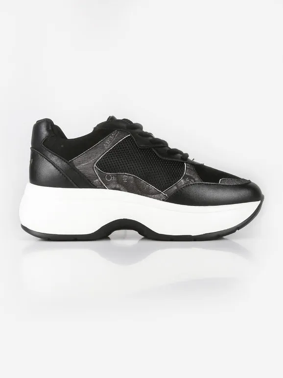 Gattinoni Zapatillas de mujer negras con cuña