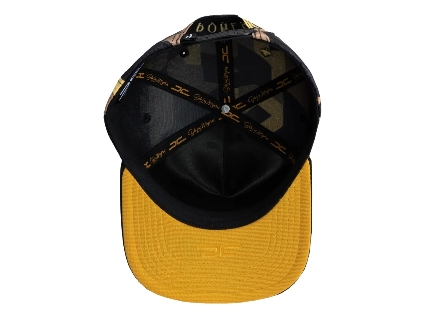 Gorra Jc Hats Poker Camo Color Amarillo 