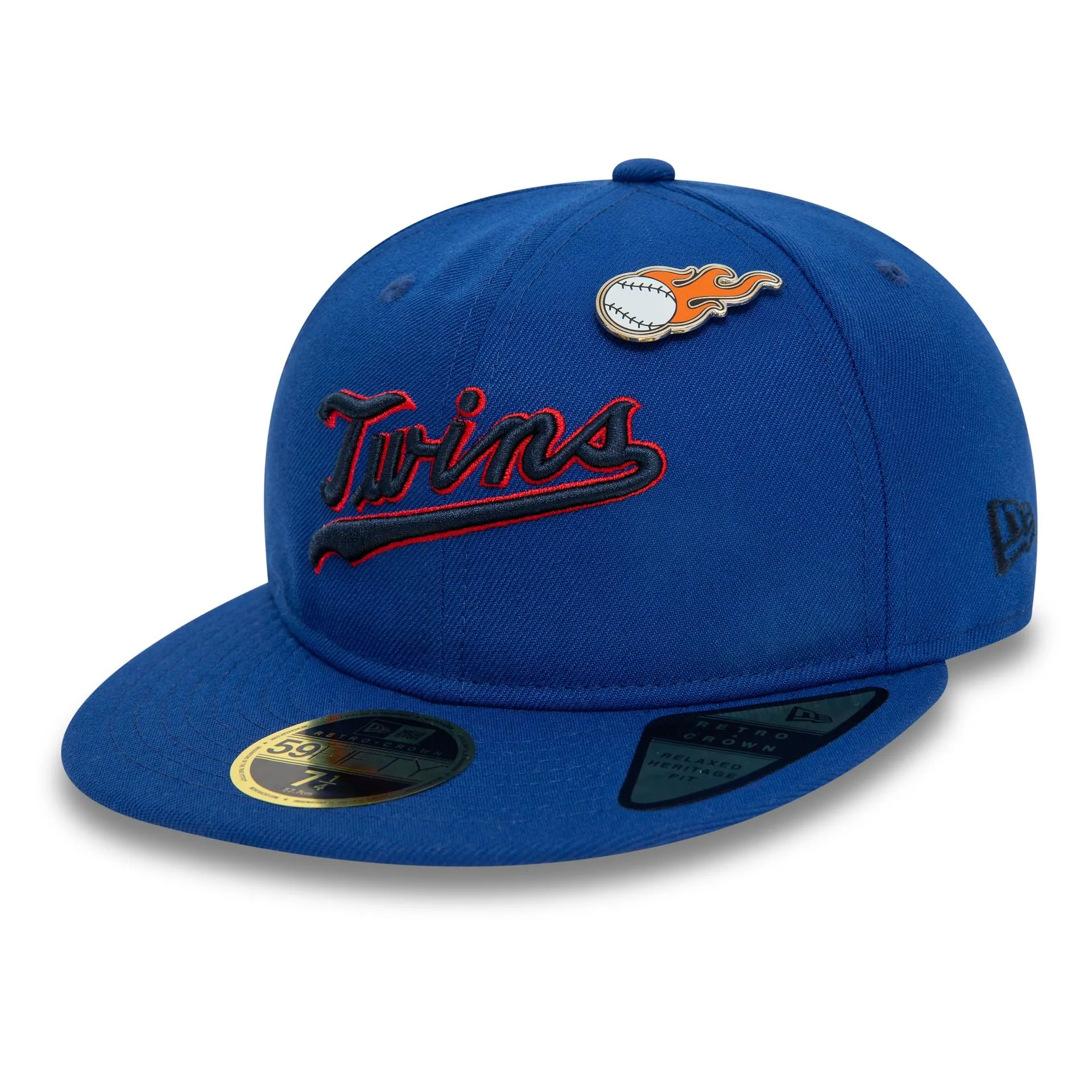 Gorra Minnesota Twins MLB Cooperstown Pin Badge 59FIFTY Retro Crown Fitted