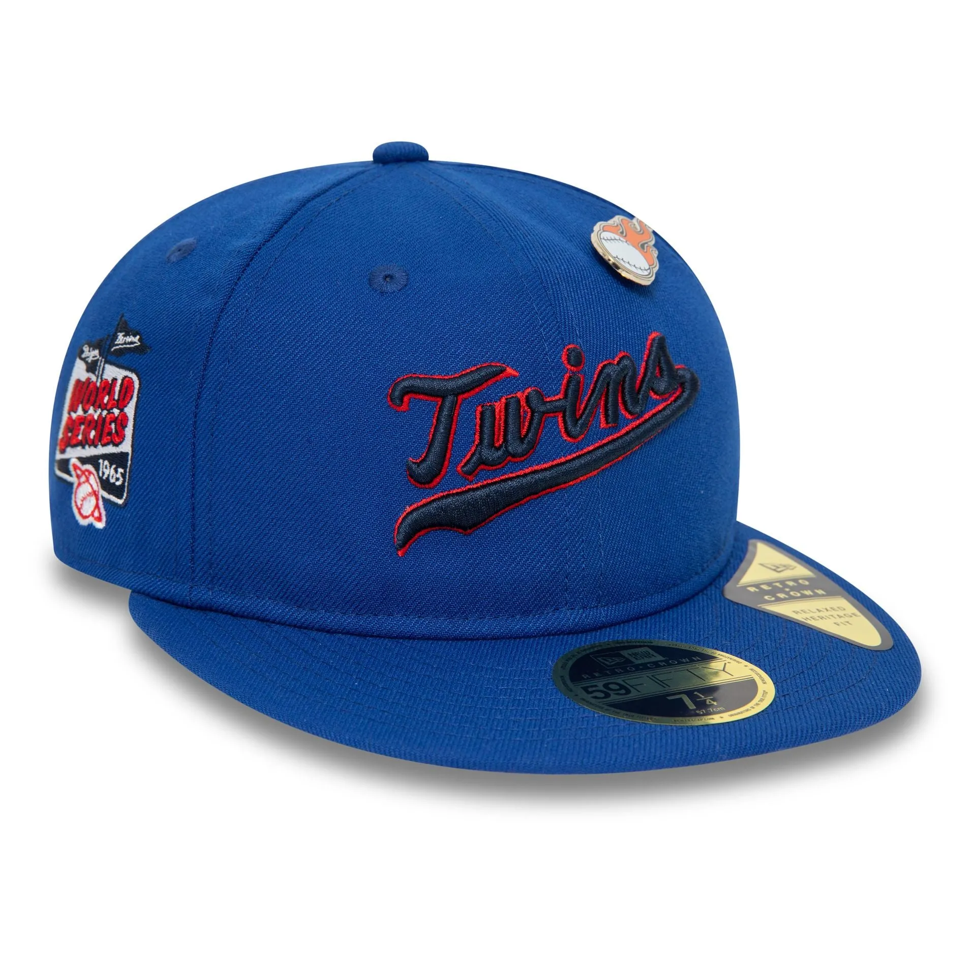 Gorra Minnesota Twins MLB Cooperstown Pin Badge 59FIFTY Retro Crown Fitted