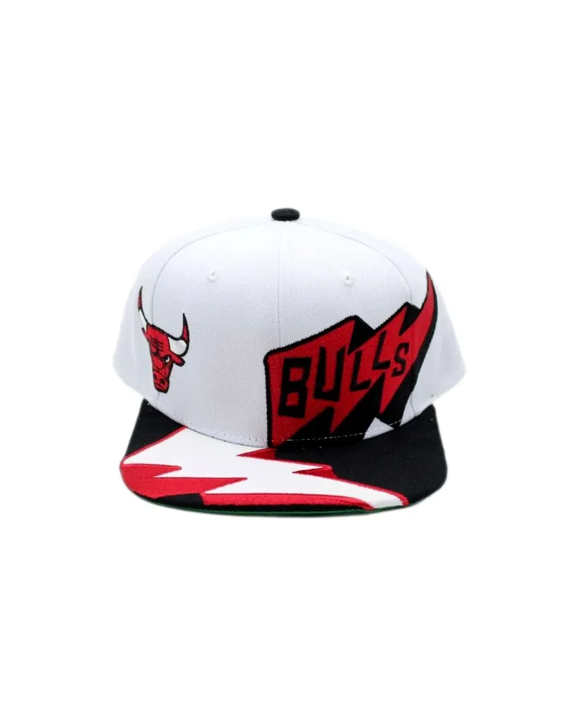 GORRA MITCHELL & NESS BLANCA BULLS FASTIME SNAPBACK