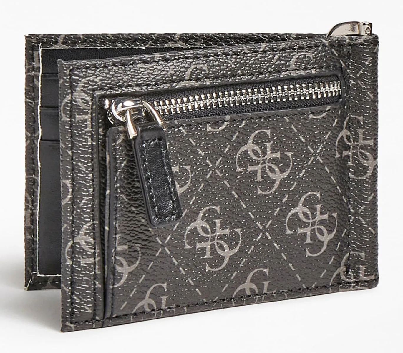 Guess Vezzola Billetera de piel con logo 4G para hombre en lattee